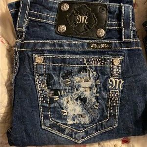 Miss Me - signature bootcut jeans size 26
